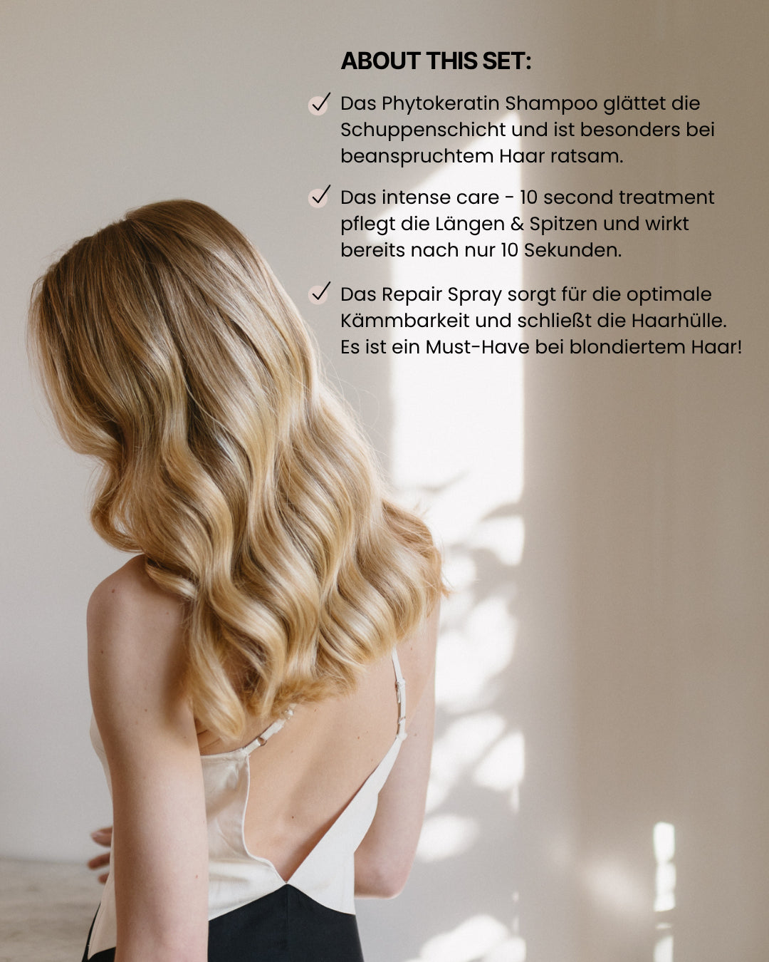 Vorteile vom Set für blondierten Haar von feschi