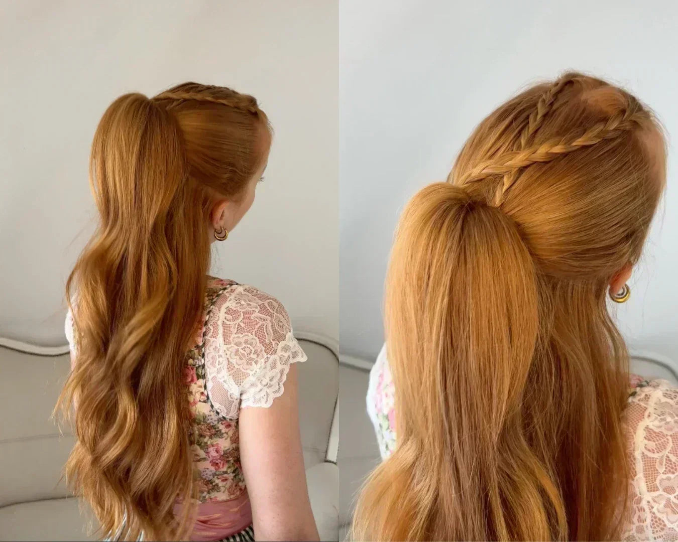 Einfache Dirndl-Frisur für einen bezaubernden Wiesn-Look!