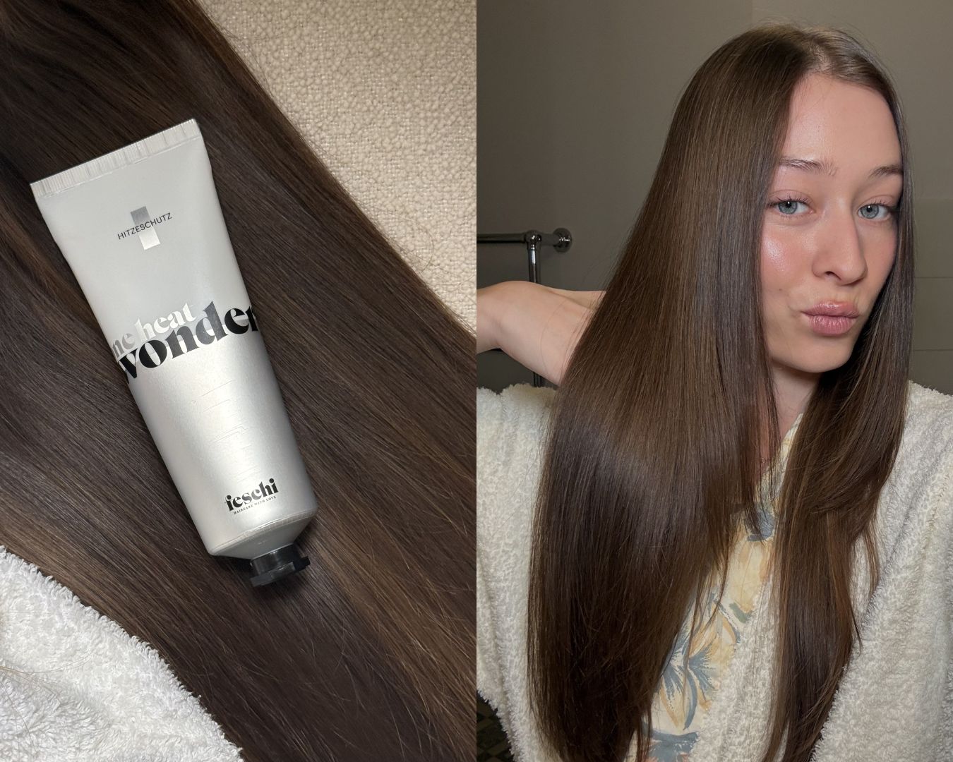 Haare glatt föhnen wie beim Frisör - so gelingt der glatte Look!