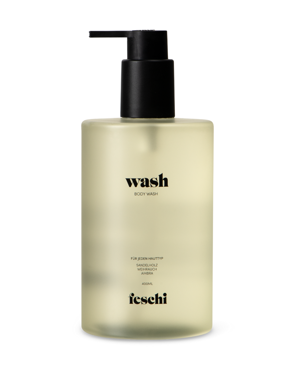 Produktfotografie von der feschi Body Wash in 400ml
