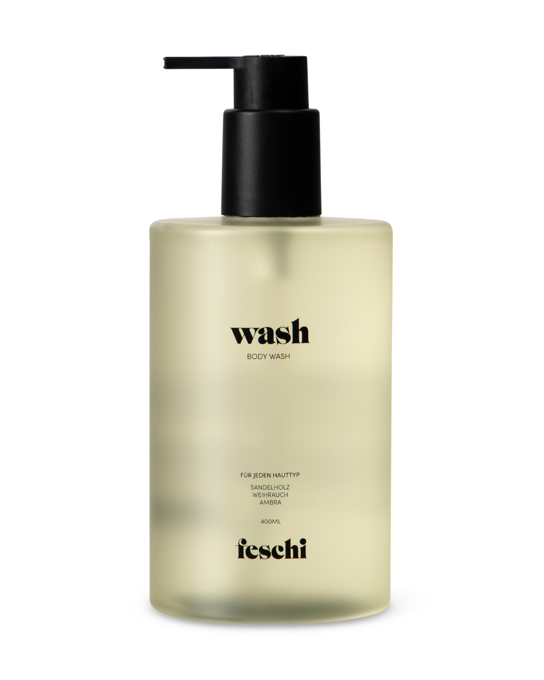 Produktfotografie von der feschi Body Wash in 400ml