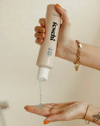 Produktanwendung - feschi Hydro Shampoo mit feuchtigkeitsspendender Formel