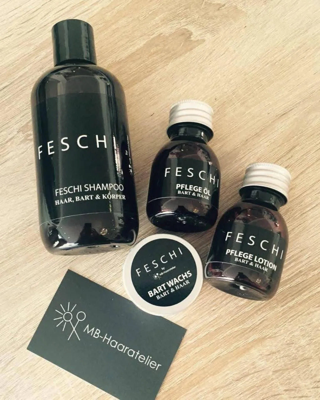 Erste feschi Haarpflegeprodukte aus dem MB-Haaratelier im Jahr 2015
