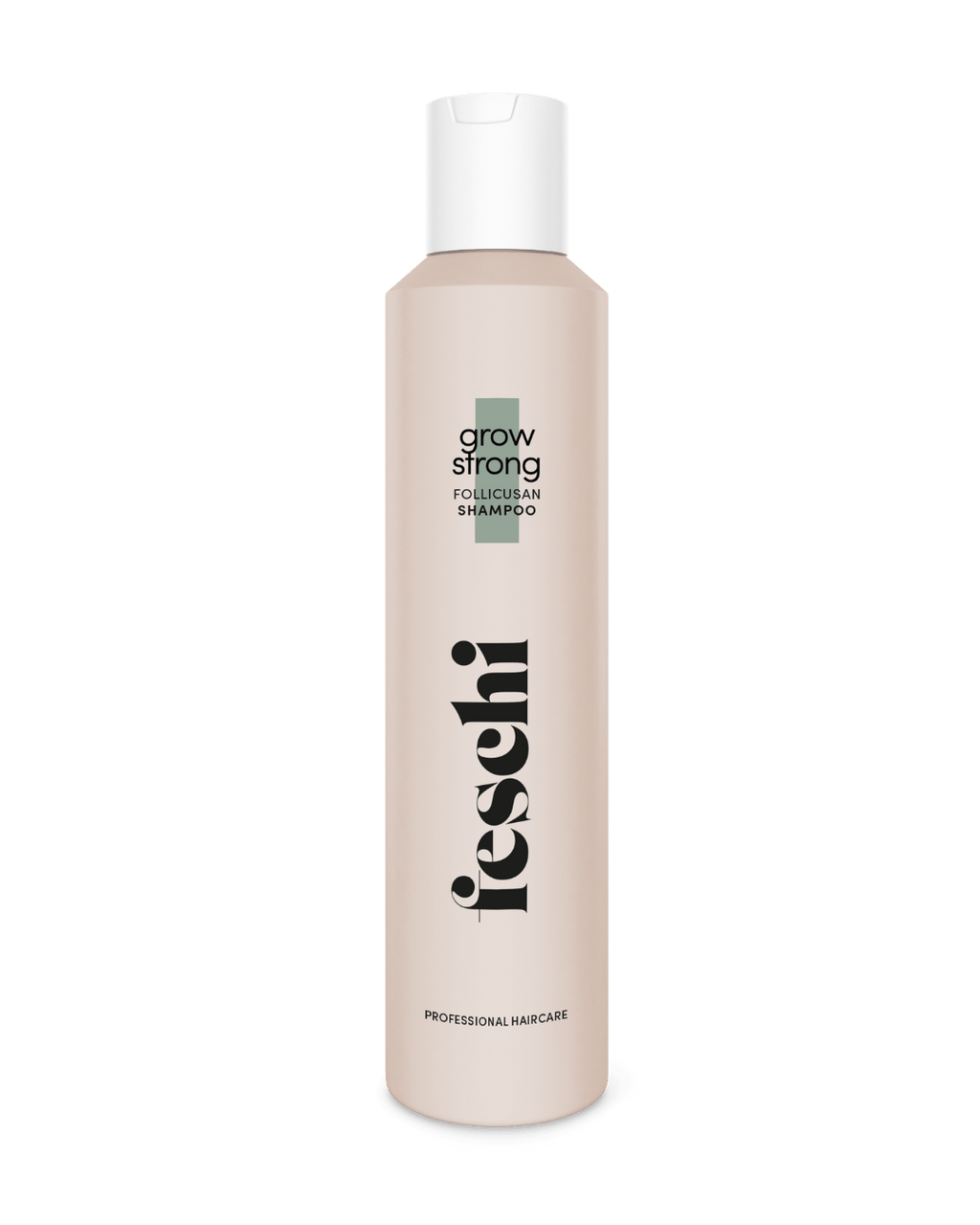 Produktfoto vom feschi grow strong Shampoo - wirkt bei Haarausfall