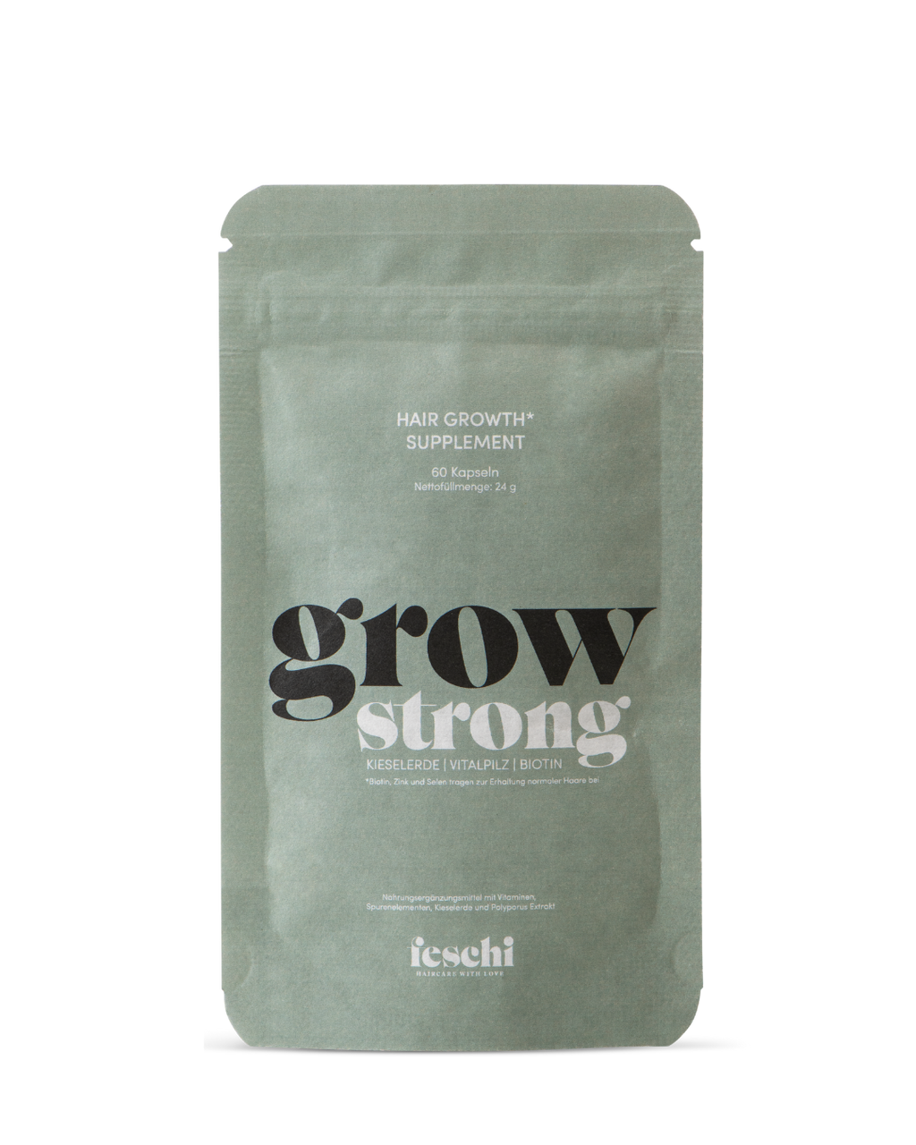 feschi Grow Strong Supplements - 2-Monats-Packung für starke Haarwurzeln