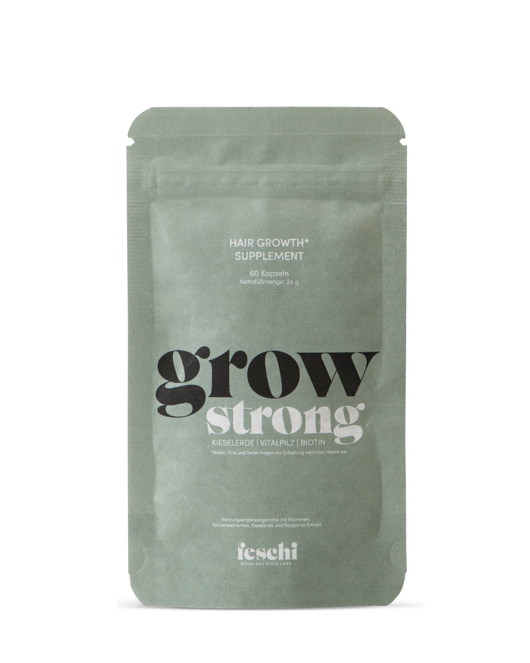 feschi Grow Strong Supplements - 2-Monats-Packung für starke Haarwurzeln