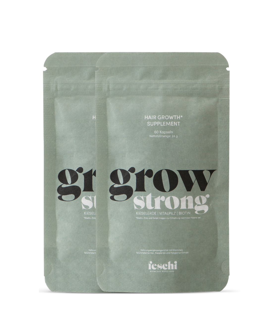 Produktbilder der grow strong Supplements im 2er Pack