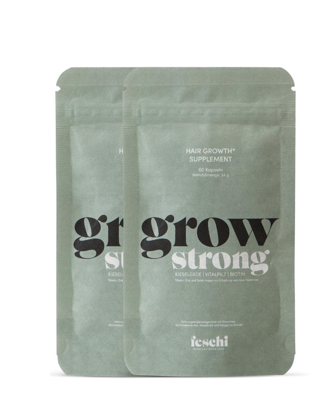 Produktbilder der grow strong Supplements im 2er Pack