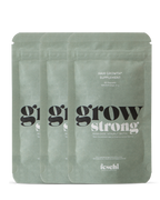 Produktbilder der grow strong Supplements im 3er Pack