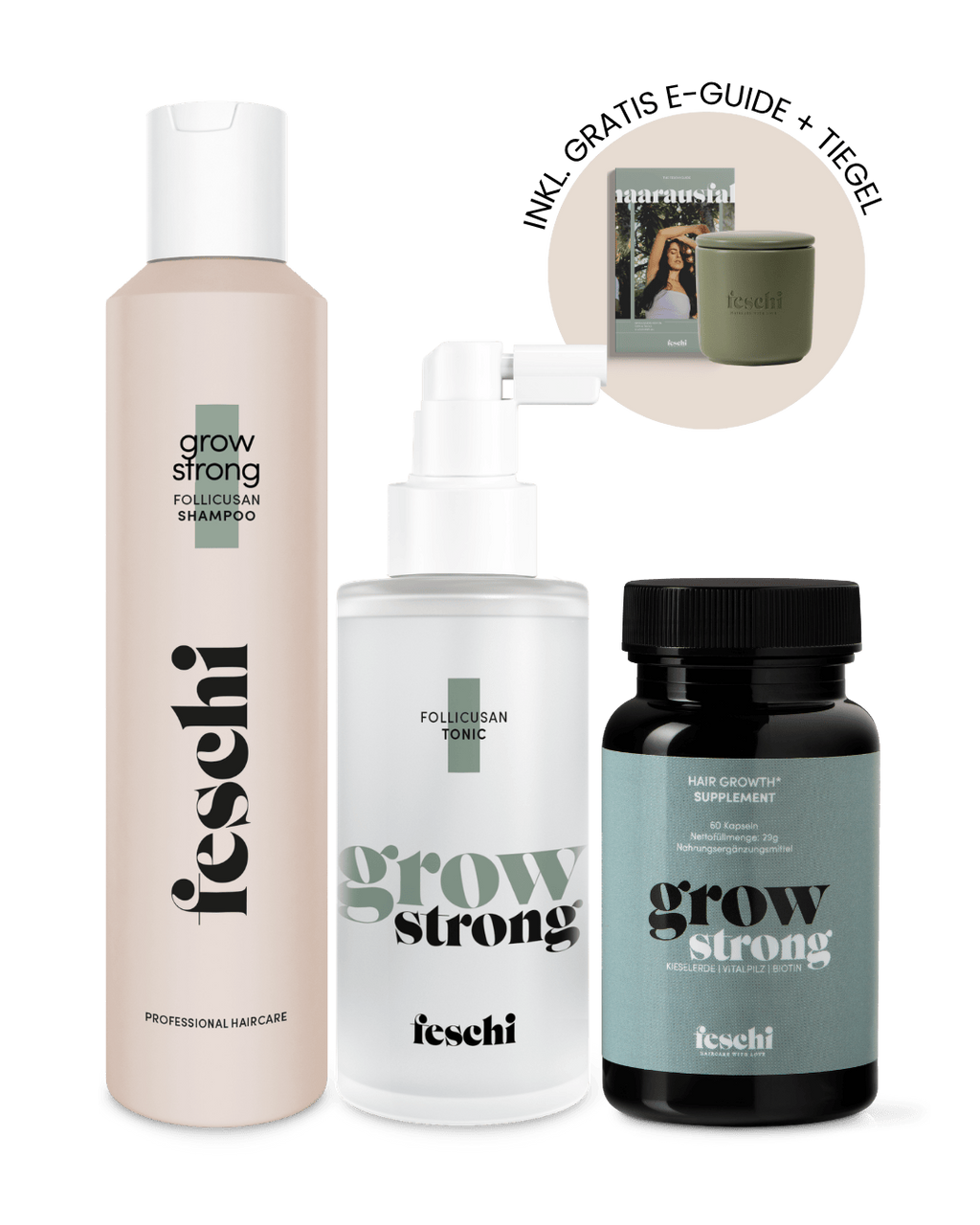 produktfoto vom feschi hairgrowth power trio