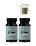 Produktfotografie von den feschi Hair Growth Supplements im Doppelpack