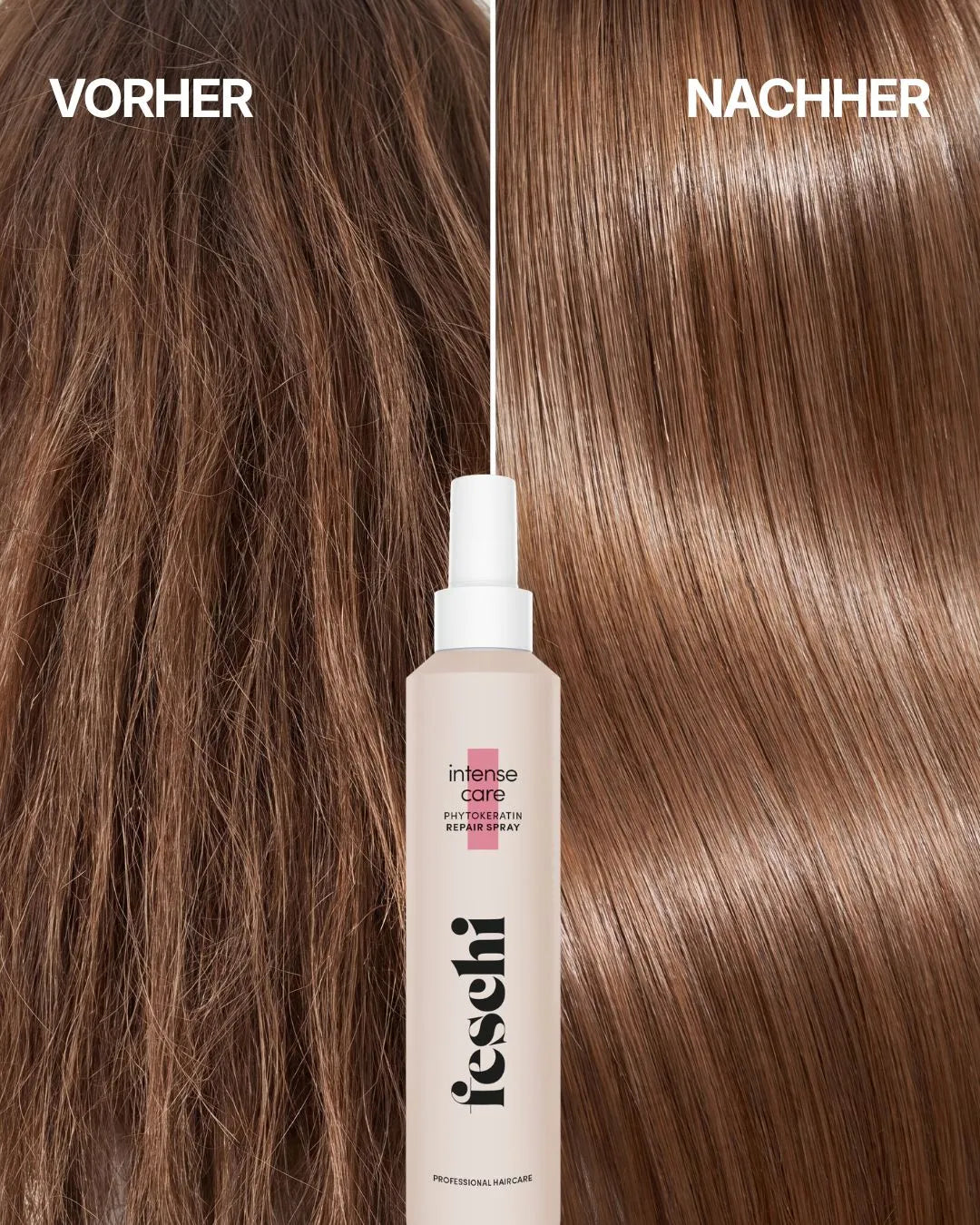 vorher nachher intense care Repair Spray von feschi