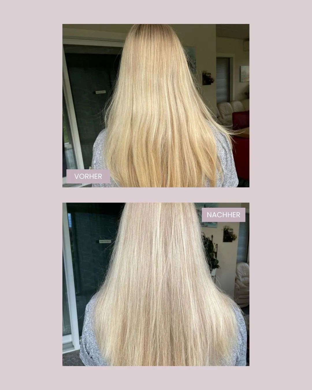 vorher nachher mit silver shampoo von feschi