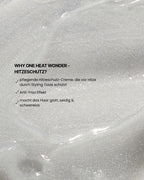 Strukturaufnahme der One Heat Wonder Hitzeschutz-Creme mit Glanztextur