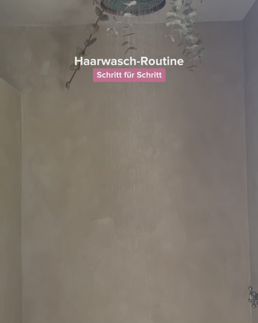 Video einer Haarwasch-Routine mit der feschi Magic Color Serie