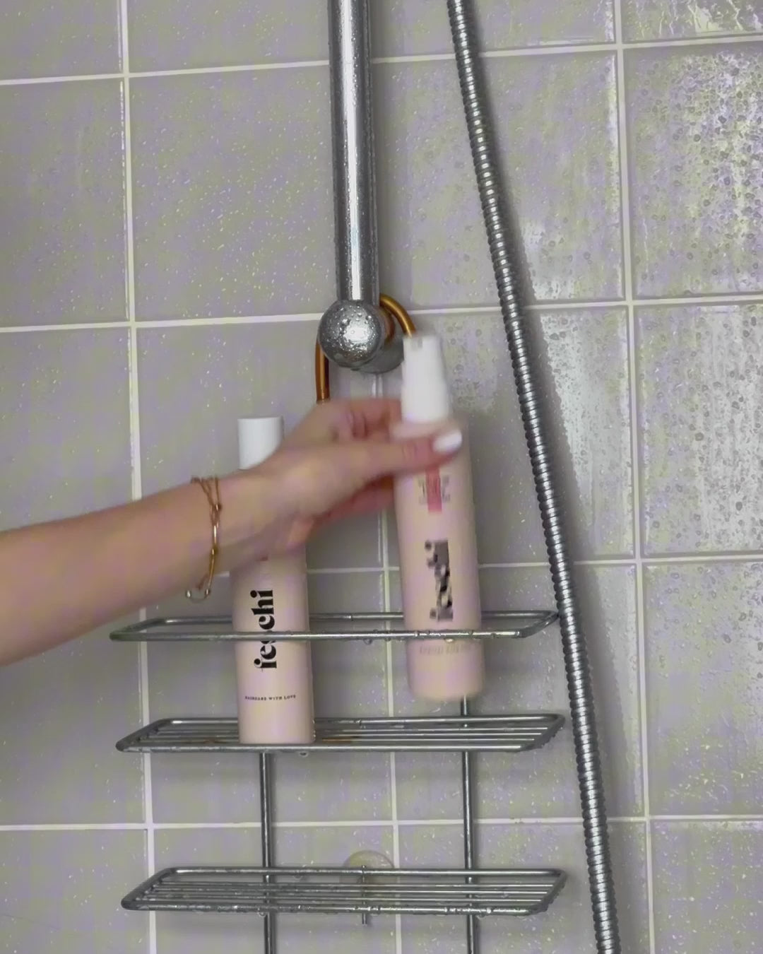 Volumen Conditioner von feschi wird Step by Step angewendet
