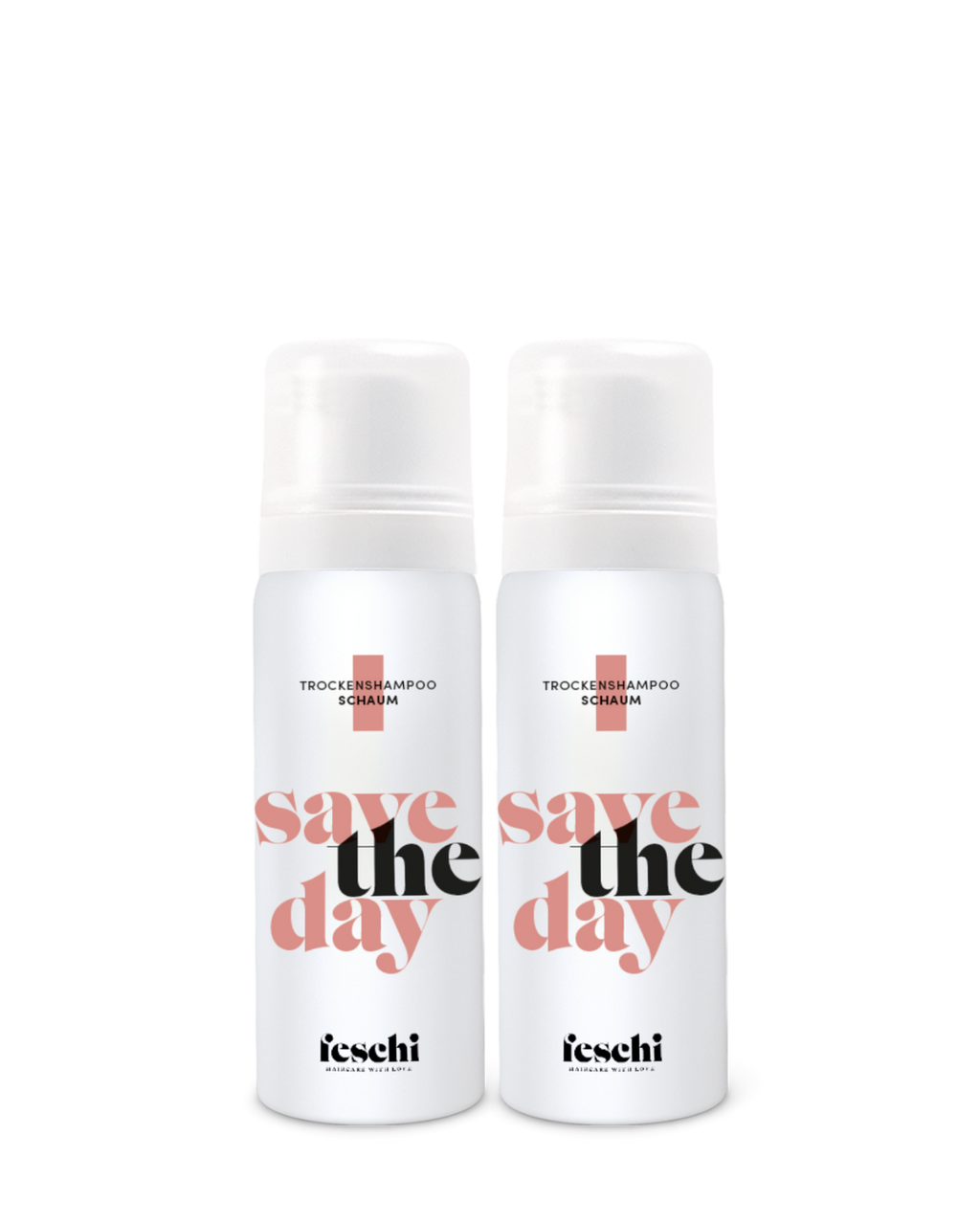 Produktbild des feschi Save the Day Trockenshampoo-Schaums in Reisegröße
