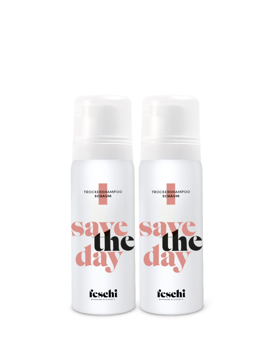 Produktbild des feschi Save the Day Trockenshampoo-Schaums in Reisegröße