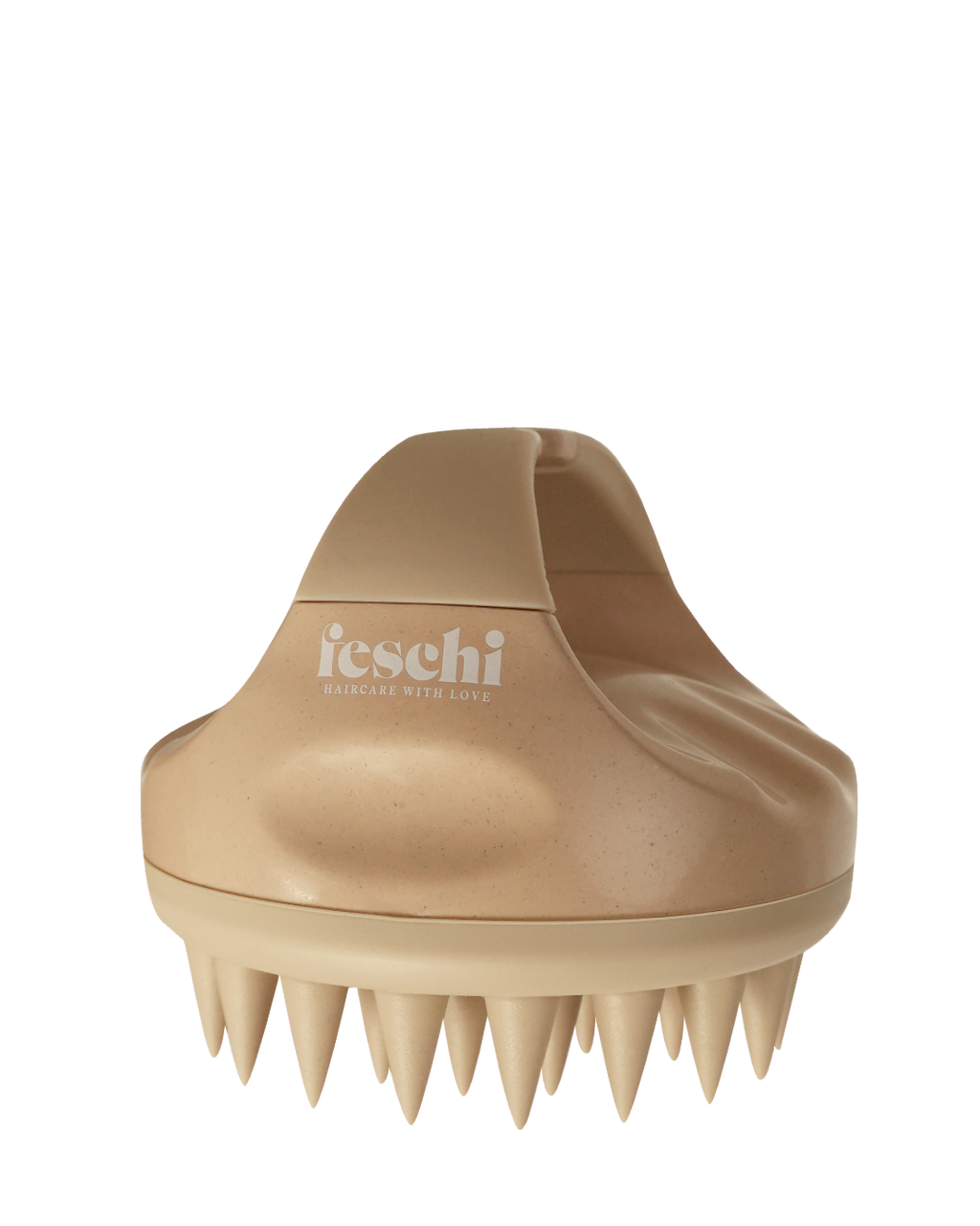 feschi Scalp Brush - ergonomische Silikonbürste zur Haarpflege und Kopfhautstimulation.