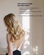 Vorteile vom feschi smooth & shine Anti Frizz Spray - weniger Frizz, mehr Glanz