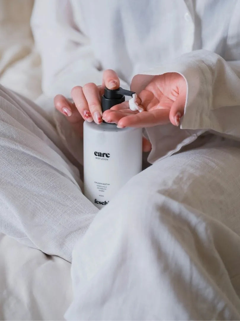 feschi Body Lotion in der Anwendung