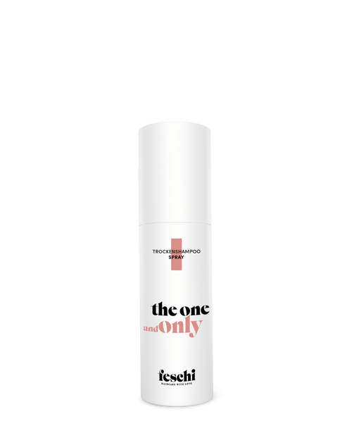 Produktbild vom feschi Bestseller, dem Trockenshampoo Spray in der praktischen Reisegröße von 100ml