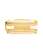Produktbild der Travel Buddy yellow – Kosmetiktasche Frontansicht von feschi