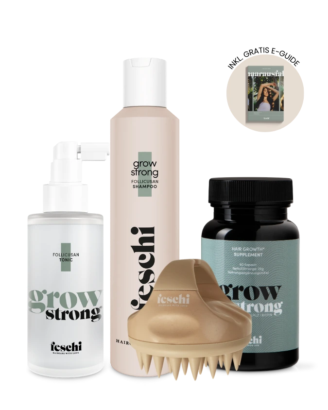 Produktfoto vom Ultimate Hairgrowth Set von feschi mit Gratis E-Guide