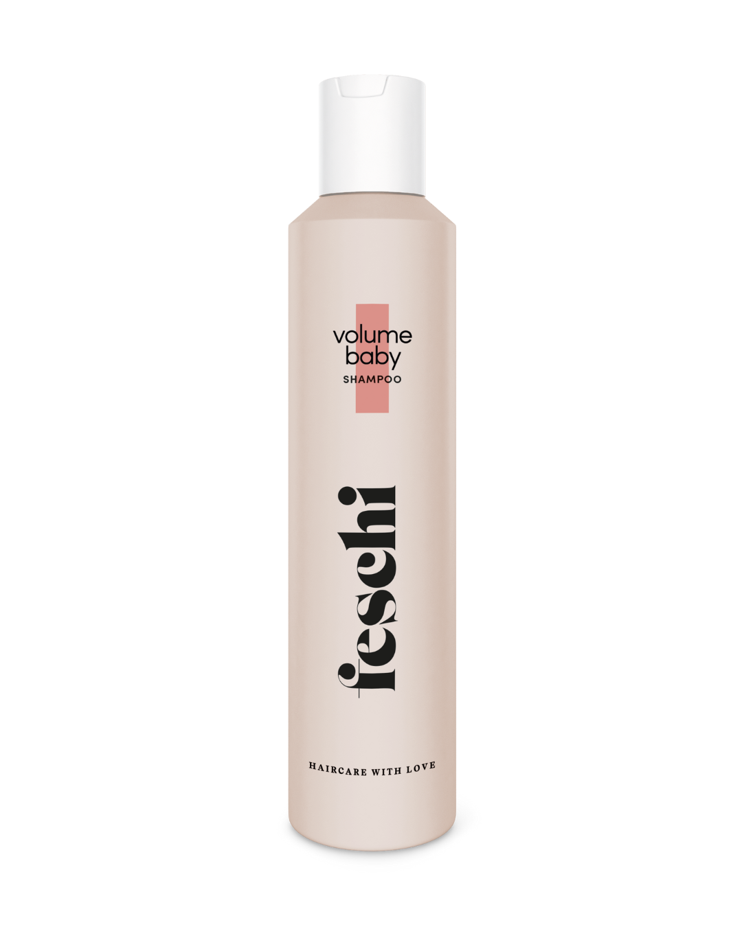 Produktfotografie vom feschi Volumen Shampoo in 200ml für ein wunderschönes Ansatzvolumen