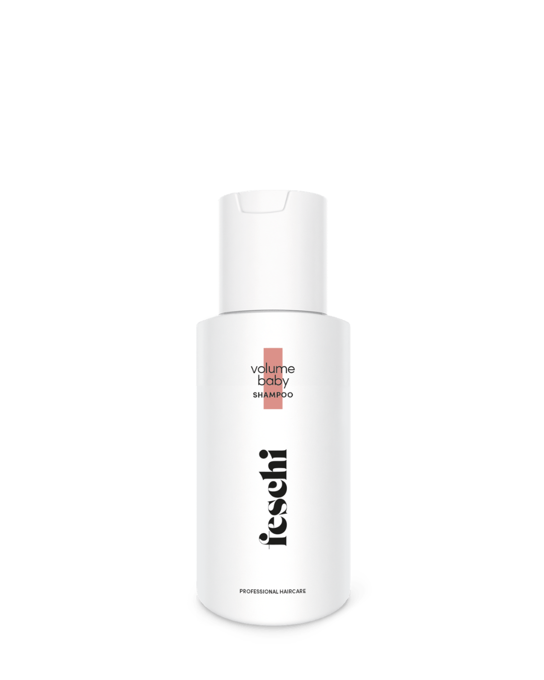 Produktfotografie volume baby - Shampoo in reisegröße von feschi