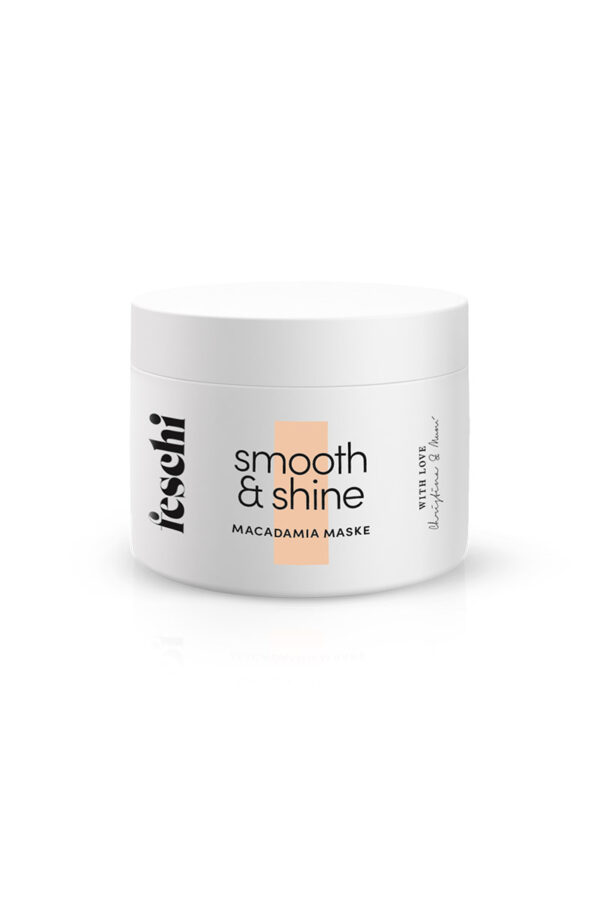 smooth & shine - Haarmaske mit intensiver Macadamia Pflege für besonders beanspruchtes Haar pflegt trockene Spitzen & schützt vor Feutchtigkeitsverlust