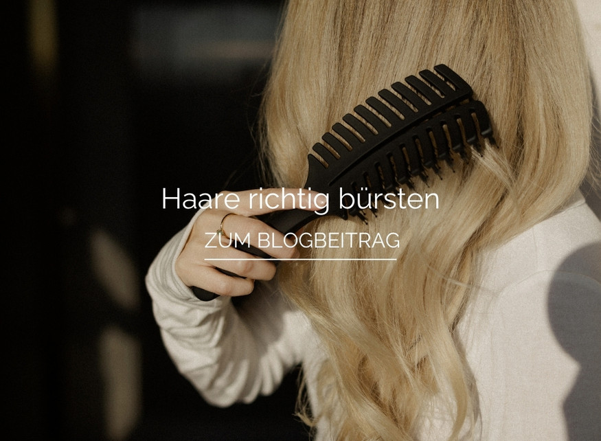 Haare bürsten