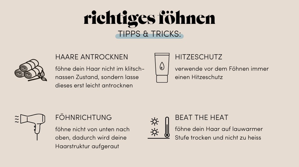 Tipps von feschi für richtiges föhnen