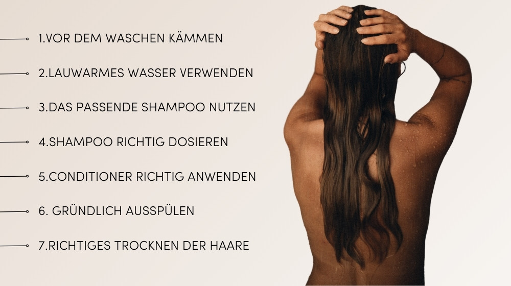 Haare richtig waschen